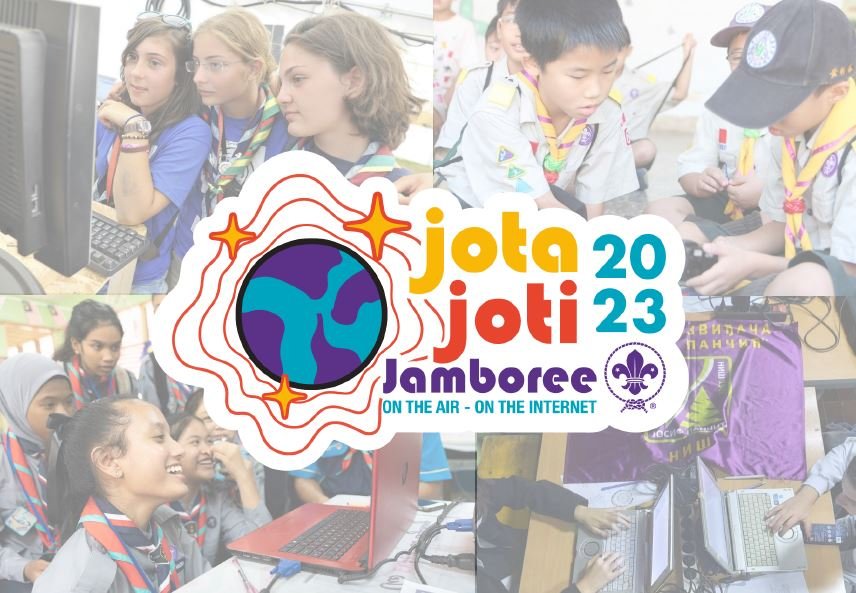 The JOTA/JOTI 2023 logo